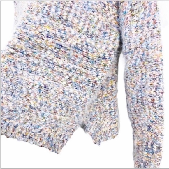 EASEL Multi pastel fuzzy sweater S/M - Picture 5 of 13